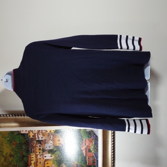 Talbot's Cotton/Nylon Knit Cardigan Style Jacket - Picture 3 of 5